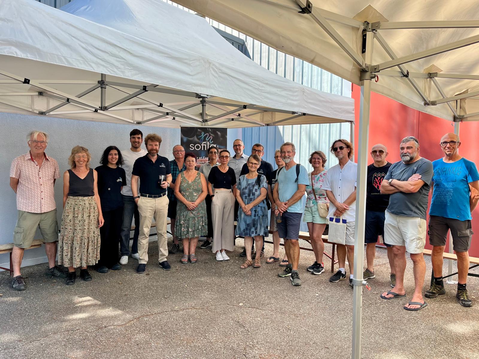 Visite du site de Mirabel et Blacons